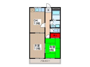 グリーンハイツの物件間取画像